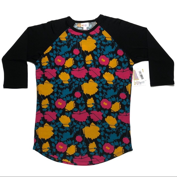 LuLaRoe Randy Raglan T-shirt - Picture 2 of 7